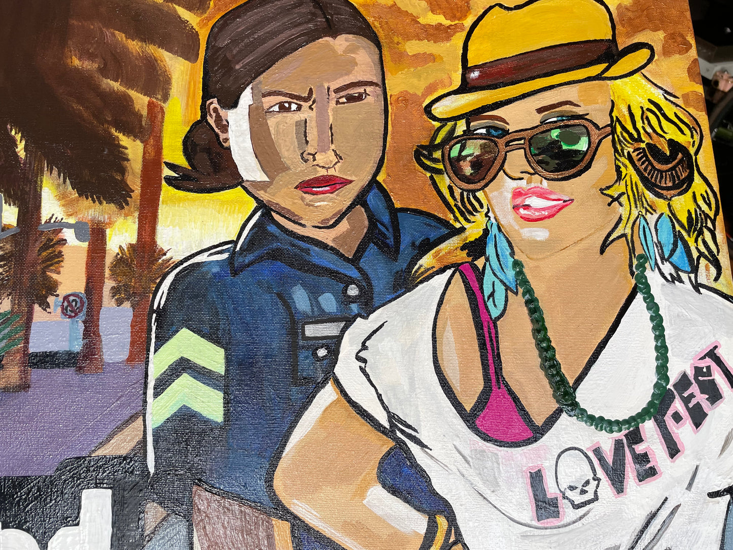 "Officer Vasquez Arresting Blonde Beach Girl" GTA 5
